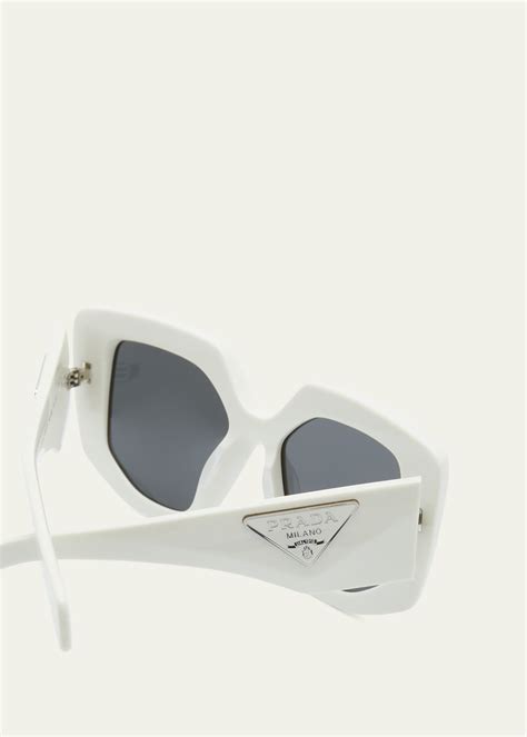 Prada PR 14ZS Acetate Butterfly Sunglasses 